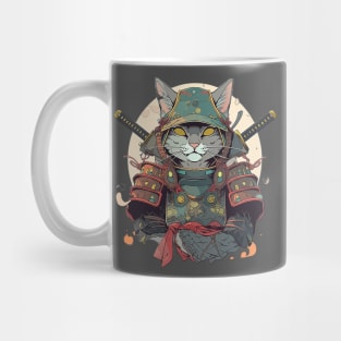 samurai cat Mug